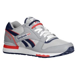 Reebok GL 6000   Mens   Running   Shoes   Tin Grey/Steel/Navy/Stadium Red/White