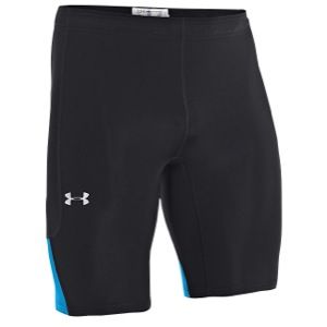 Under Armour Dynamic Run Compression Shorts   Mens   Running   Clothing   Black/Electric Blue/Reflective