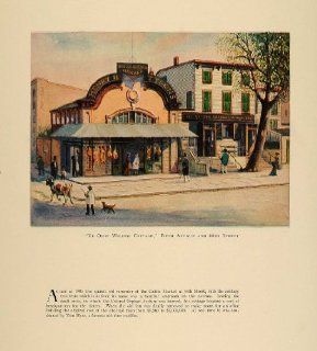 1924 Print Ye Olde Willow Cottage Fifth Avenue 44th St.   Original Print  