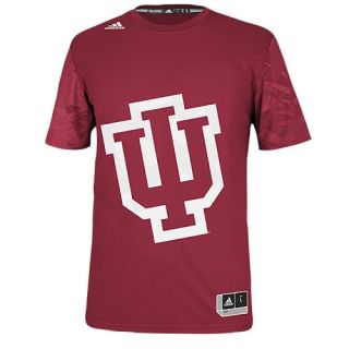 adidas College On Court S/S Shooting Shirt   Mens   Basketball   Clothing   Indiana Hoosiers   Multi