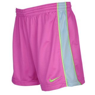 Nike Academy Knit Shorts   Womens   Soccer   Clothing   Club Pink/Armory Blue/Flash Lime