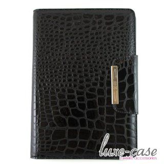 On Fifth Ave Black Crocodile iPad Mini Case Stand Cell Phones & Accessories