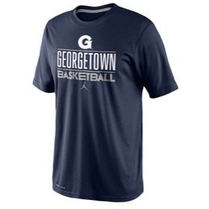 Nike College DF Basketball Practice T Shirt   Mens   Basketball   Clothing   Georgetown Hoyas   Navy