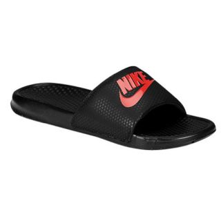 Nike Benassi JDI Slide   Mens   Casual   Shoes   Black/Challenge Red