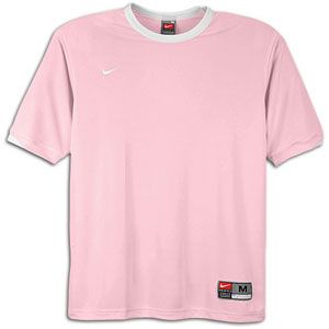Nike Tiempo S/S Jersey   Mens   Soccer   Clothing   Shy Pink/White/White