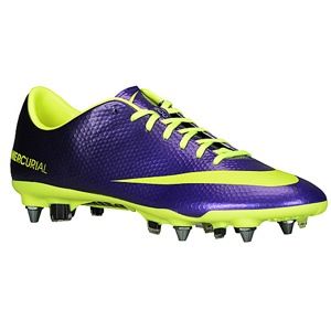 Nike Mercurial Vapor IX SG Pro   Mens   Soccer   Shoes   Electro Purple/Black/Volt