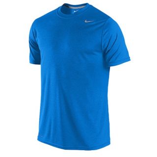 Nike Legend Dri FIT S/S T Shirt   Mens   Training   Clothing   Military Blue/Carbon Heather/Matte Silver
