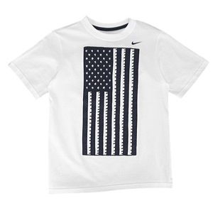 Nike Team TD T Shirt   Boys Grade School   Soccer   Clothing   USA   White/Obsidian