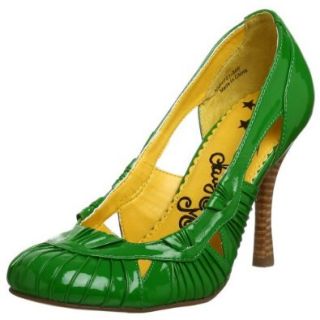 Naughty Monkey Women's Getting Lucky Pump,Green,8 M Shoes