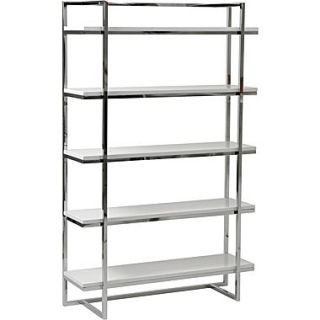 Euro Style™ Gilbert 62 Wood 5 Shelf Unit, White