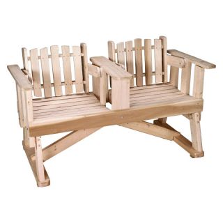 Beecham Swing Co. Flip Ware Wood Bench   Outdoor Benches