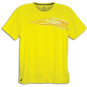 adidas F50 Poly T Shirt   Mens   Soccer   Clothing   Vivid Yellow/Green Zest/Tech Onix
