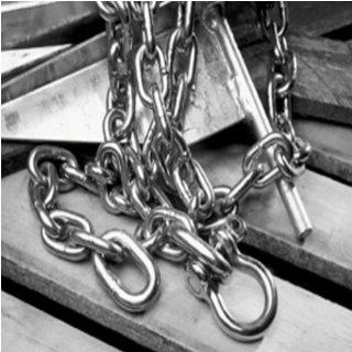 DANFORTH 1/4 x 4 Stainless Steel Chain with Shackle  Dock Chains And Accessories  Sports & Outdoors