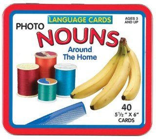 These Cards Show Easily Recognizable Everyday Objects Found Around The Home And Help Kids Develop Grouping And Classifying Skills   Smethport Photo Language Cards Nouns Toys & Games