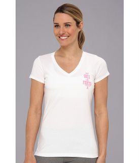 Under Armour Power In Pink® Charged Cotton® 100% Proceeds Ribbon V Neck Tee