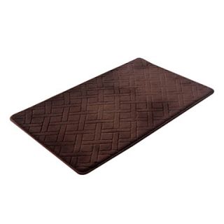 Bath Mat Modern Solid Color Rhombus Pattern W16 x L24  5 Colours Available