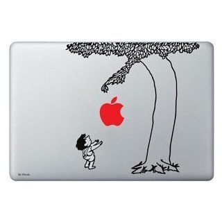 The Giving Tree MacBook Decal w/ Red Apple 
