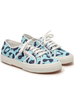 House Of Holland Superga 2750 Leopard Spot Trainers