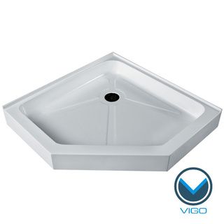 Vigo White Neo angle Shower Tray