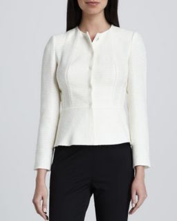 Womens Donatella Tweed Jacket   Lafayette 148 New York   Ivory (4)