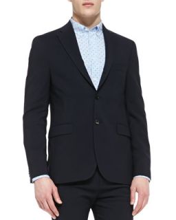 Mens Drifter Two Button Suit Jacket, Navy   Acne Studios   Navy (54)