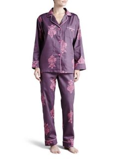 Womens Chandelier Classic Sateen Pajamas   Bedhead   Plum red (MEDIUM/8 10)