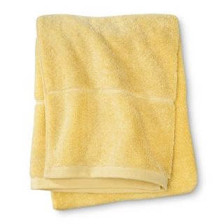 Threshold Botanic Fiber Bath Towel   Beehive Yellow