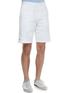 Mens Classic Fit Bermuda Shorts, White   Lacoste   White (44)