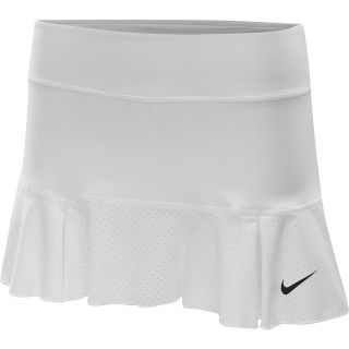 NIKE Womens Flirty Knit Tennis Skirt   Size Medium, White/black