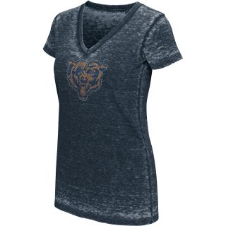 Touch By Alyssa Milano Womens Chicago Bears Fade Route Short Sleeve T Shirt  
