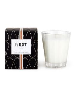Vanilla Orchid & Almond Scented Candle   Nest   White
