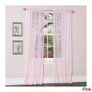 Lush Decor Lola Sheer Curtain Panel Pair