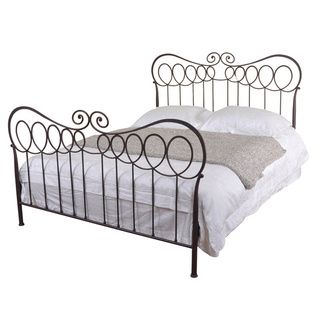 Venice Antique Brown Forged Metal Bed
