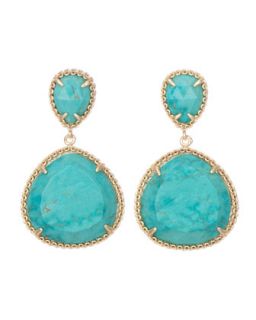 Penny Clip On Earrings, Turquoise   Kendra Scott   Turquoise