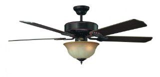Concord 52HED5EORB Ceiling Fans with Antique Amber Glass Shades, Oil Rubbed Bronze Finish   Ceiling Fan With Light  