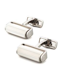 Mens Stainless Steel Roller Cuff Links   Alfred Dunhill   Steel