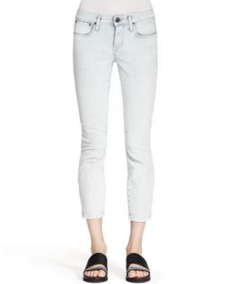 Womens Cropped Skinny Jeans, Sky   Helmut Lang   Light indigo (32)