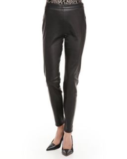 Womens Slim Leather Ankle Pants   Ted Baker London   Black (10)