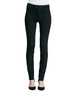 Womens Fitted Slim Twill Pants   Vince   Black (2)