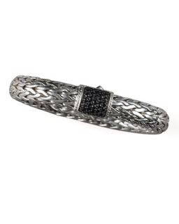 Large Chain Bracelet with Black Sapphire Clasp   John Hardy   Black (LARGE )