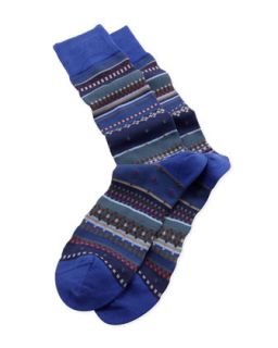 Mens Interior Stripe Socks, Blue   Paul Smith   Blue