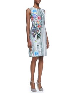 Womens Graphic Floral Print Book Signing Dress   Nanette Lepore   Floral multi
