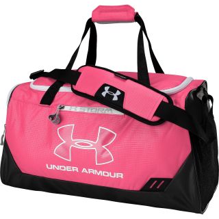 UNDER ARMOUR Hustle Duffle   Small   Size Small, Pink/black