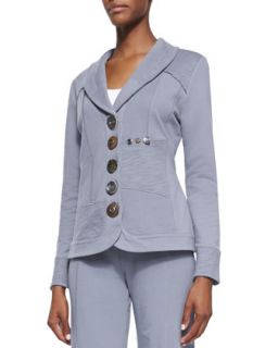 Womens Zesty Multi Button Jacket   Neon Buddha   Smoke grey (SMALL (6 8))