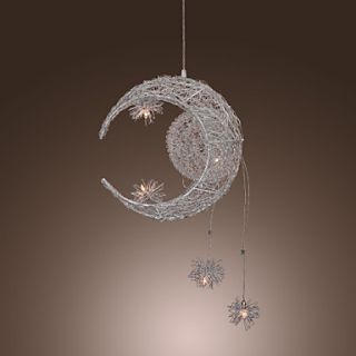 Moon Star Featured Pendant Light with 5 Lights
