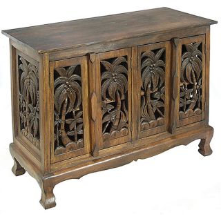 Coconut Palm Trees Cabinet/ Sideboard Buffet
