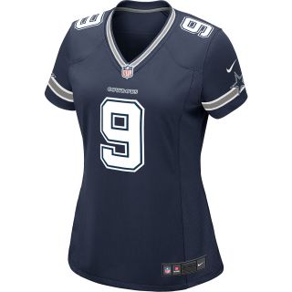 NIKE Womens Dallas Cowboys Tony Romo Game Team Color Jersey   Size L, Navy
