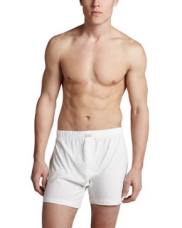 Mens Pima Boxer   2(x)ist Underwear   White (SMALL)