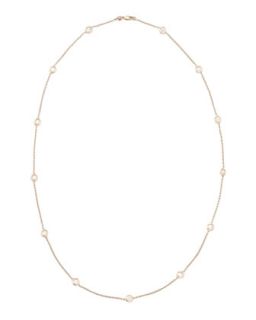 24 Rose Gold Diamond Station Necklace, 2.6ct   Roberto Coin   Gold (6ct )
