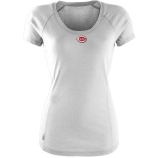 Antigua Cincinnati Reds Womens Pep Shirt   Size Large, White (ANT REDS WM PEP)